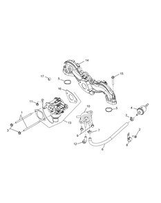 Kohler Kt730-3012 Fuel System Diagram and Parts List for RZT-L42KH (17BRCACS009-17BRCACS010)(2015) Cub Cadet Lawn Tractor